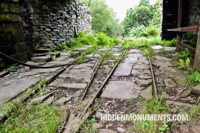 Slate quarry tracks