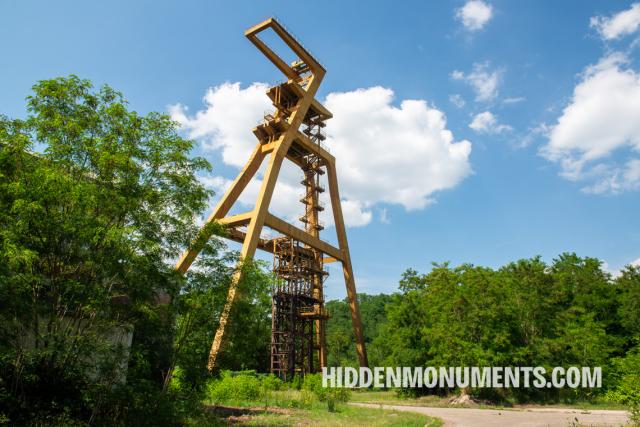 Headframe puits cuvelette